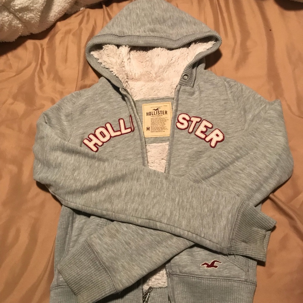 Hollister Zip Up Hoodie